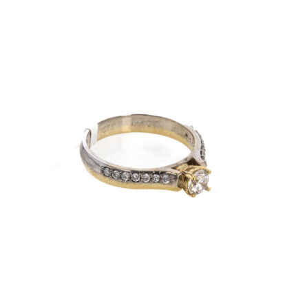 ANILLO 18K - P. FINA - 0,25 CT APROX