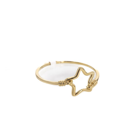 ANILLO ESTRELLA 18K