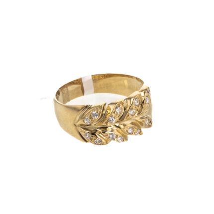 ANILLO CON ZIRCONES 18K