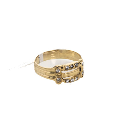 ANILLO CON ZIRCONES 18K