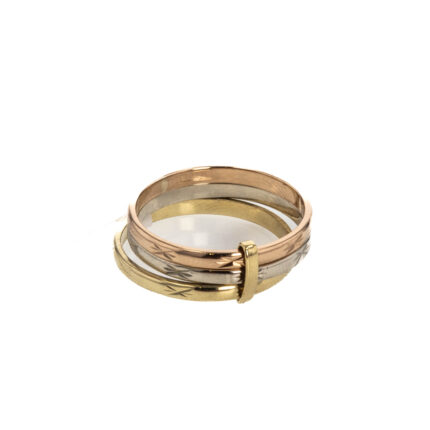ANILLO 3 COLORES 18K