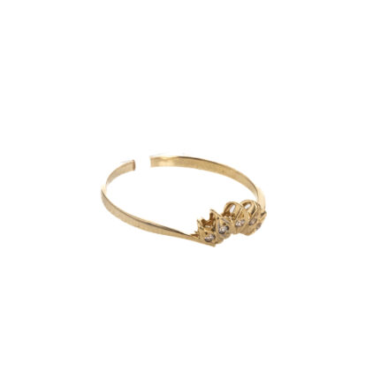 ANILLO CON ZIRCONES 18K