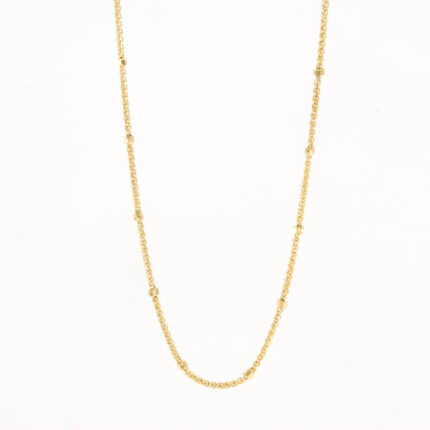 CADENA CORDON ALTERNADO 18K