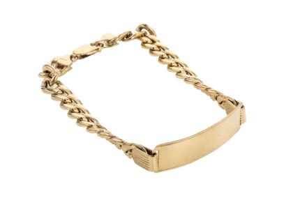 PULSERA BILBAO CON PLACA 18K