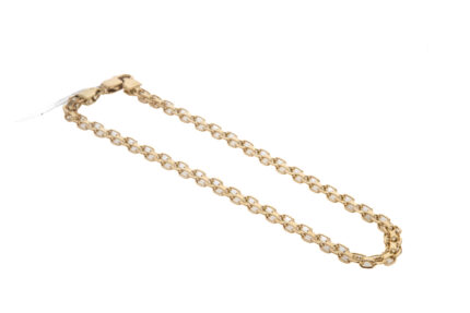 PULSERA TEJIDO BISMARK 18K