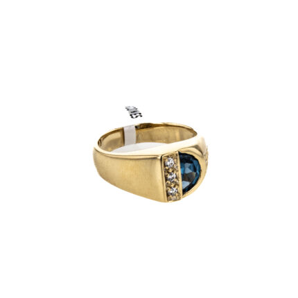 ANILLO CON ZIRCONES 18K