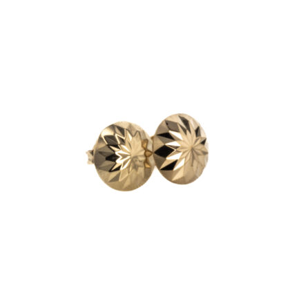 ARETES TOPOS DIAMANTADOS 18K