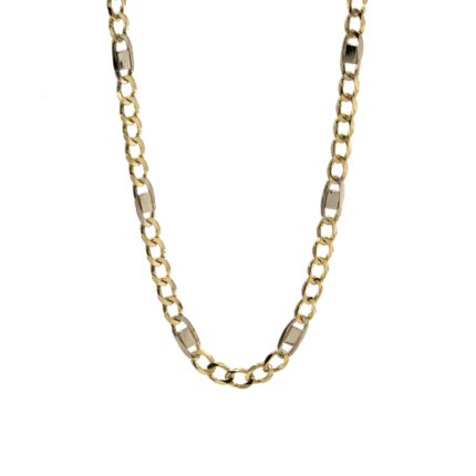 CADENA ANCLA ALTERNADO 18K