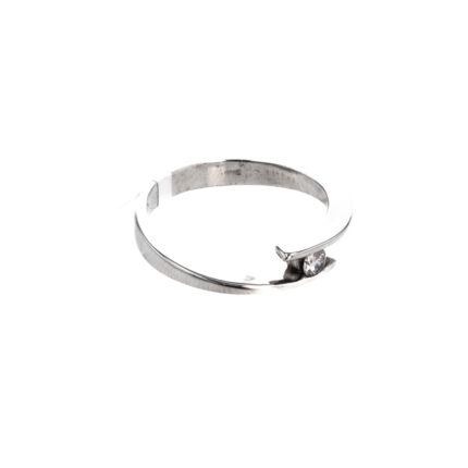 ANILLO 18K - P. FINA - 0,10 CT APROX