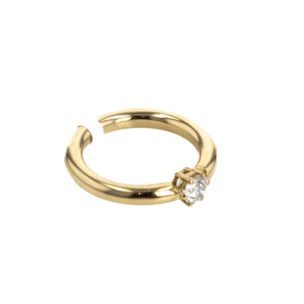 ANILLO 18K - P. FINA - 0,25 CT APROX