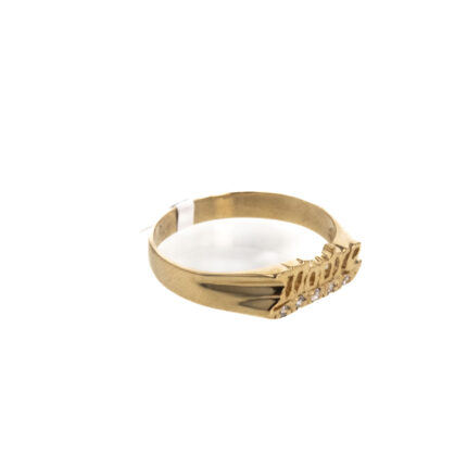 ANILLO MADRE CON ZIRCONES 18K