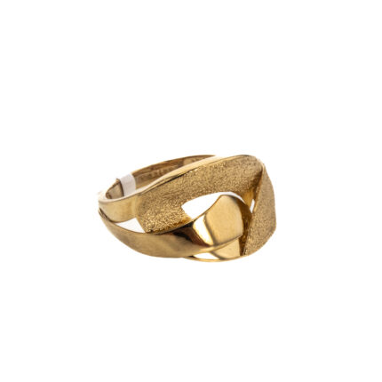 ANILLO SATINADO 18K