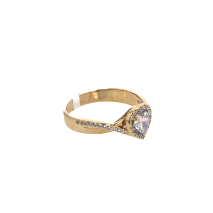 ANILLO CON ZIRCONES 18K