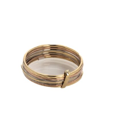 ANILLO SEMANARIO 18K