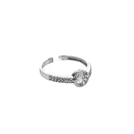 ANILLO CON ZIRCONES 18K