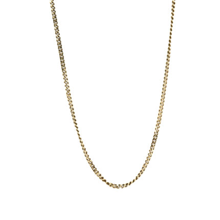 CADENA TEJIDO CUBANA 18K
