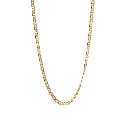 CADENA TEJIDO ANCLA 18K
