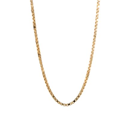 CADENA TEJIDO CAJA 18K