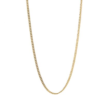 CADENA TEJIDO CUBANA 18K