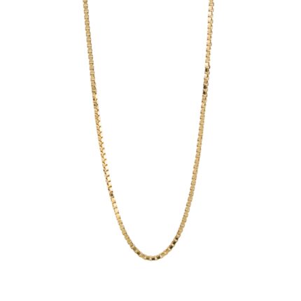 CADENA TEJIDO CAJA 18K
