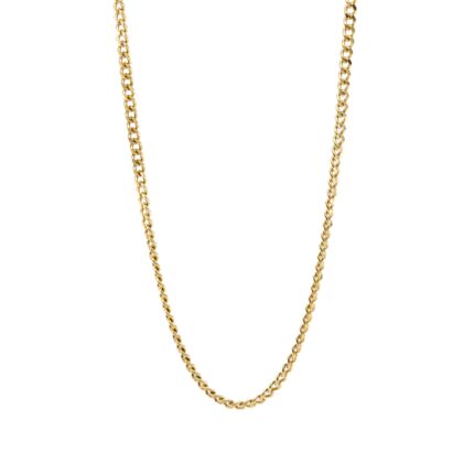 CADENA TEJIDO CUBANA 18K