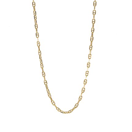 CADENA TEJIDO FORZADA 18K