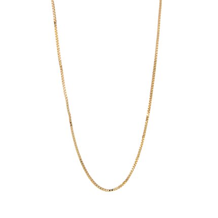 CADENA TEJIDO CUBANA 18K