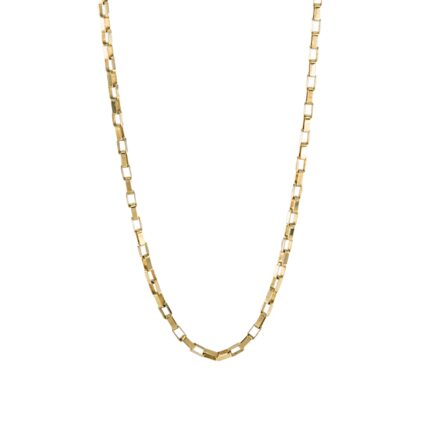 CADENA TEJIDO CAJA 18K