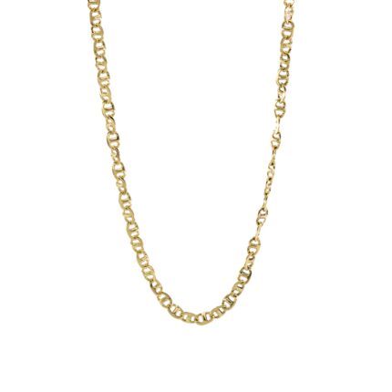 CADENA TEJIDO ANCLA 18K