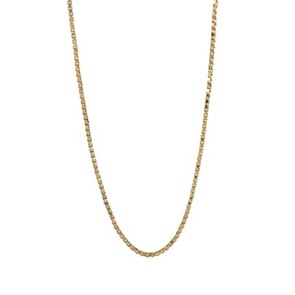 CADENA TEJIDO CAJA 18K
