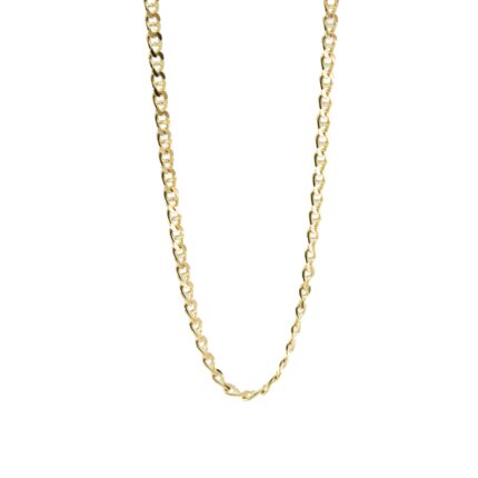 CADENA TEJIDO ANCLA 18K