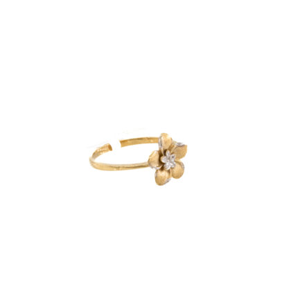 ANILLO FLOR 18K