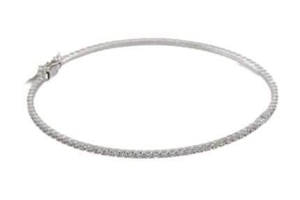 PULSERA CAÑA CON ZIRCONES 18K