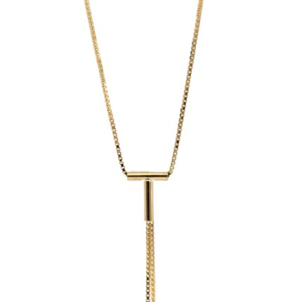 CADENA CON DIJE ESTRELLA CON ZIRCONES 18K