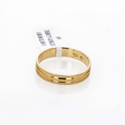 A. MATRIMONIO SATINADO 2 LINEAS 18K