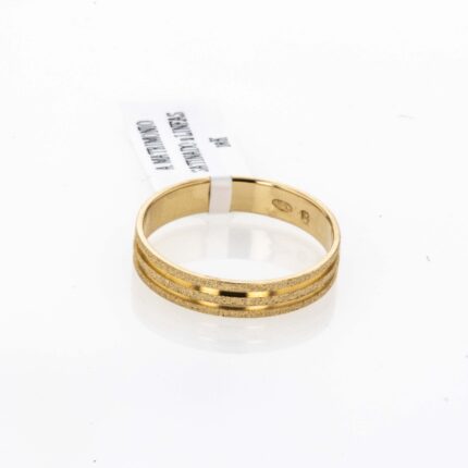 A. MATRIMONIO SATINADO 2 LINEAS 18K