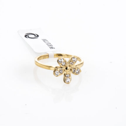 ANILLO FLOR 18K