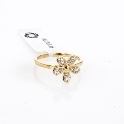 ANILLO FLOR 18K