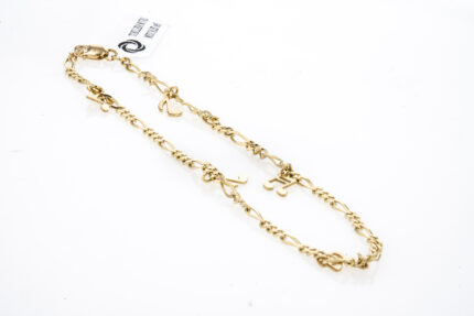 TOBILLERA NOTAS MUSICALES 18K