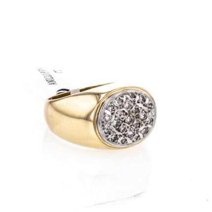 ANILLO P.FINA 0.18 CT 18K
