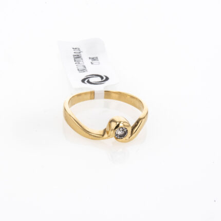 ANILLO P.FINA 0,15 CT 18K