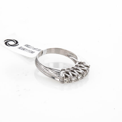 ANILLO 18K ORO BLANCO P.FINA