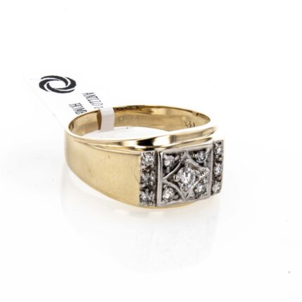 ANILLO 14K P.FINA HOMBRE