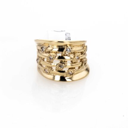 ANILLO PIEDRAS 18K
