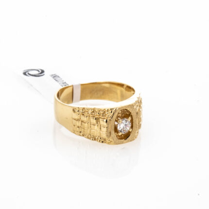 ANILLO CON PIEDRA 18K