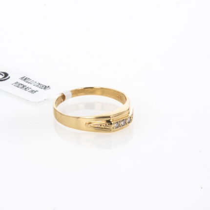 ANILLO DISEÑO PIEDRAS 18K