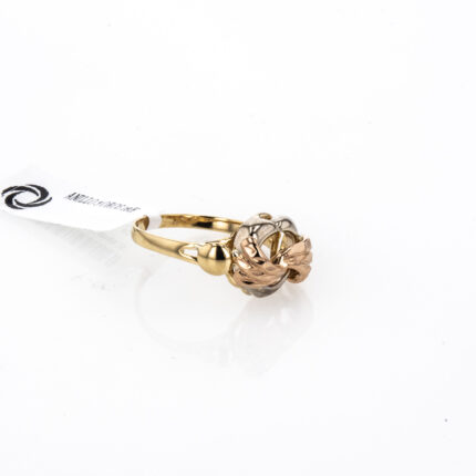 ANILLO 3 OROS 18K