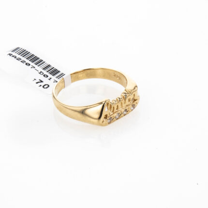 ANILLO AMOR PIEDRAS 18K