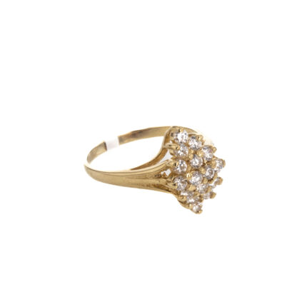 ANILLO CON ZIRCONES 18K