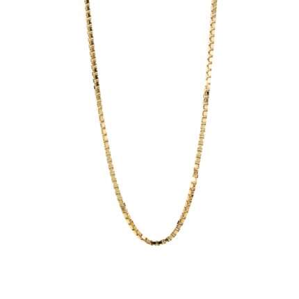 CADENA TEJIDO CAJA 18K